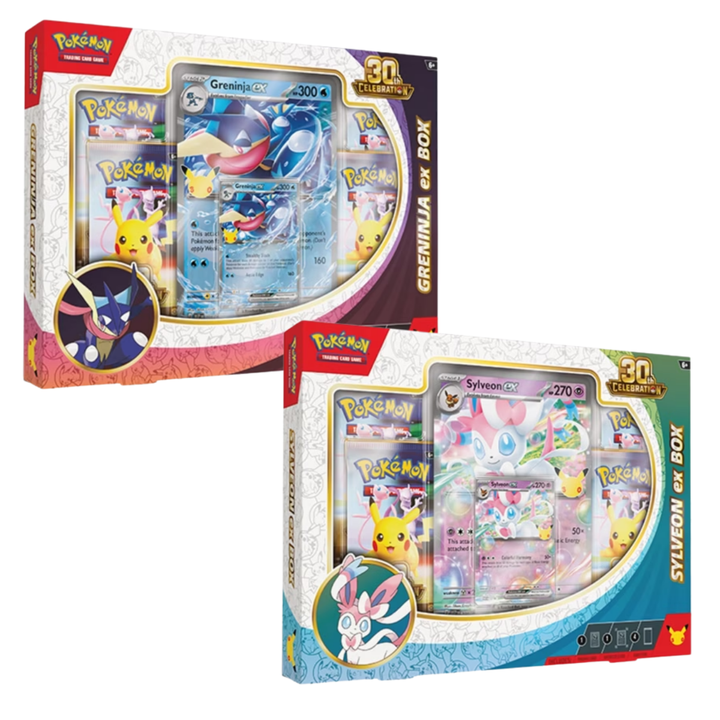 30th Celebration - Coffret Greninja ex / Sylveon ex