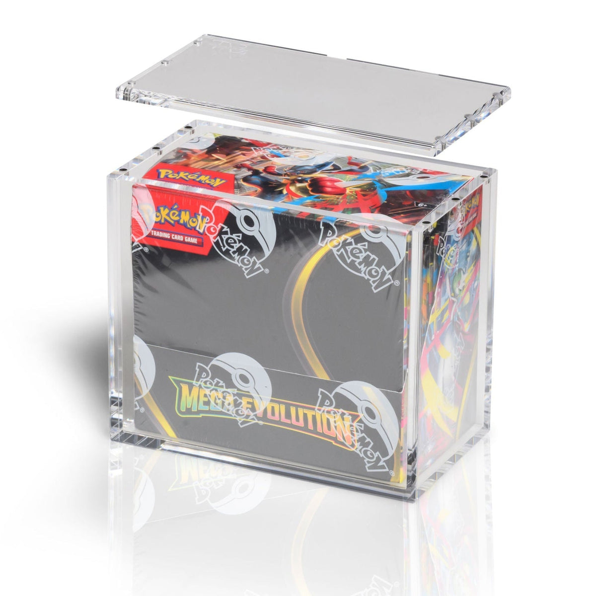 Boîte acrylique magnétique pour Booster Box Pokémon (36 boosters) | The Acrylic Box