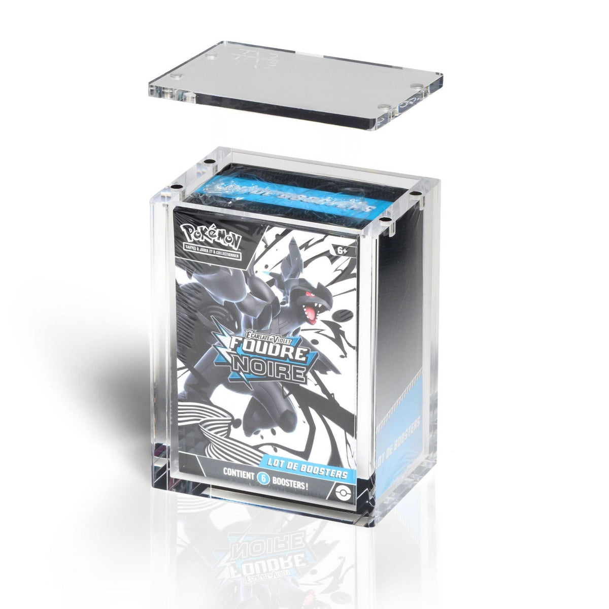 Boîte acrylique magnétique pour Booster Bundle Pokémon | The Acrylic Box