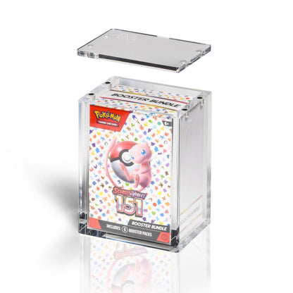 Boîte acrylique magnétique pour Booster Bundle Pokémon | The Acrylic Box