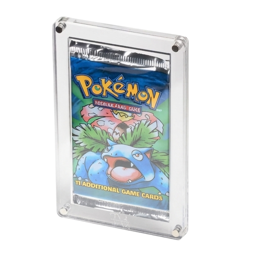 Boîte acrylique magnétique pour boosters Pokémon | The Acrylic Box