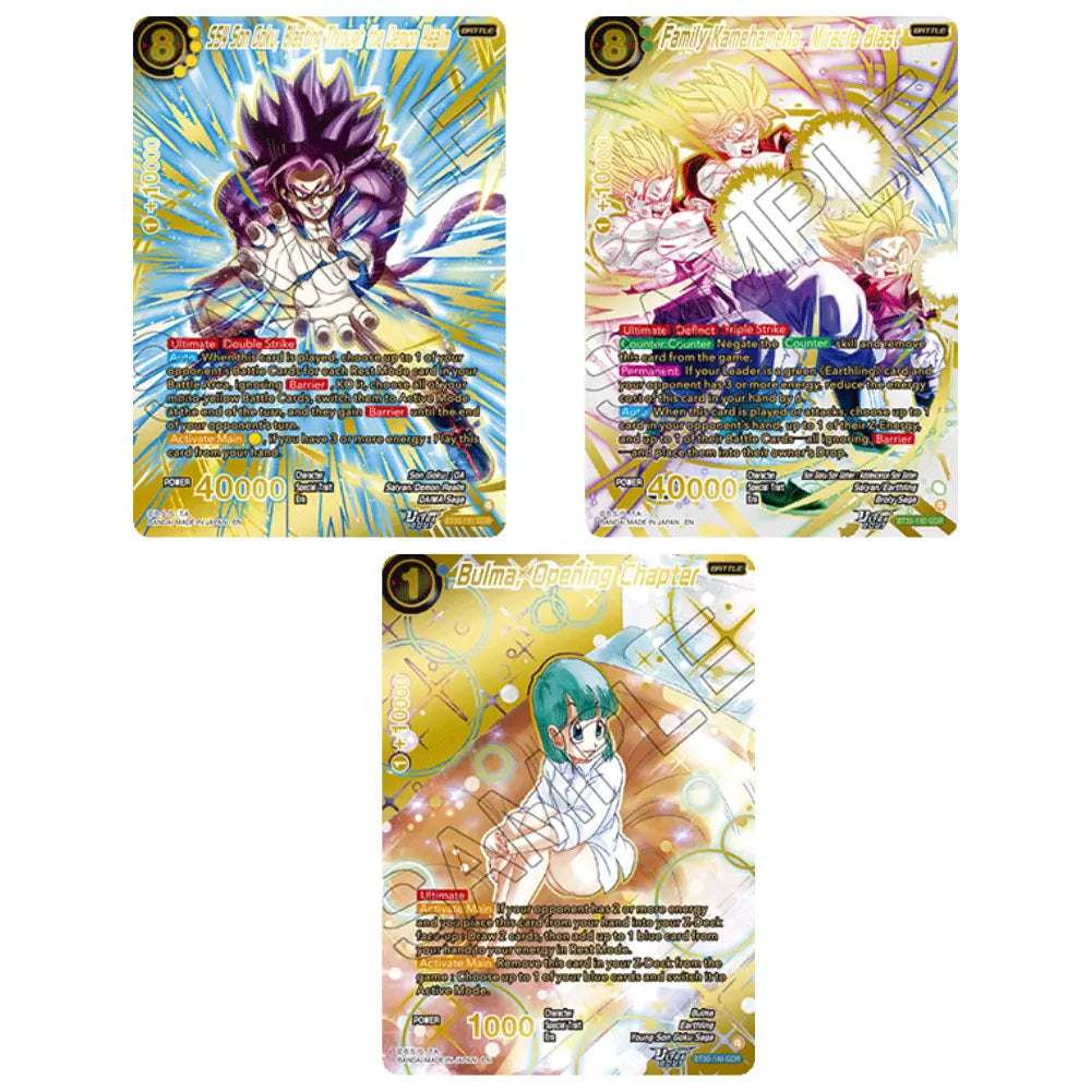 Booster Box B-30 | Zenkai: Three Glorious Fighters | DRAGON BALL | Anglais