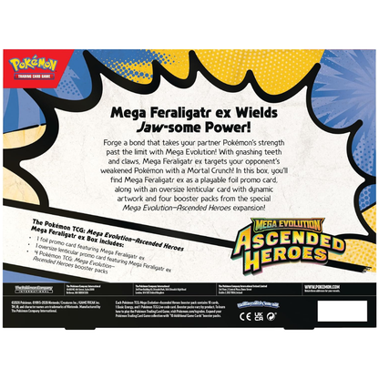 Ascended Heroes : Coffret Mega Meganium / Emboar / Feraligatr ex