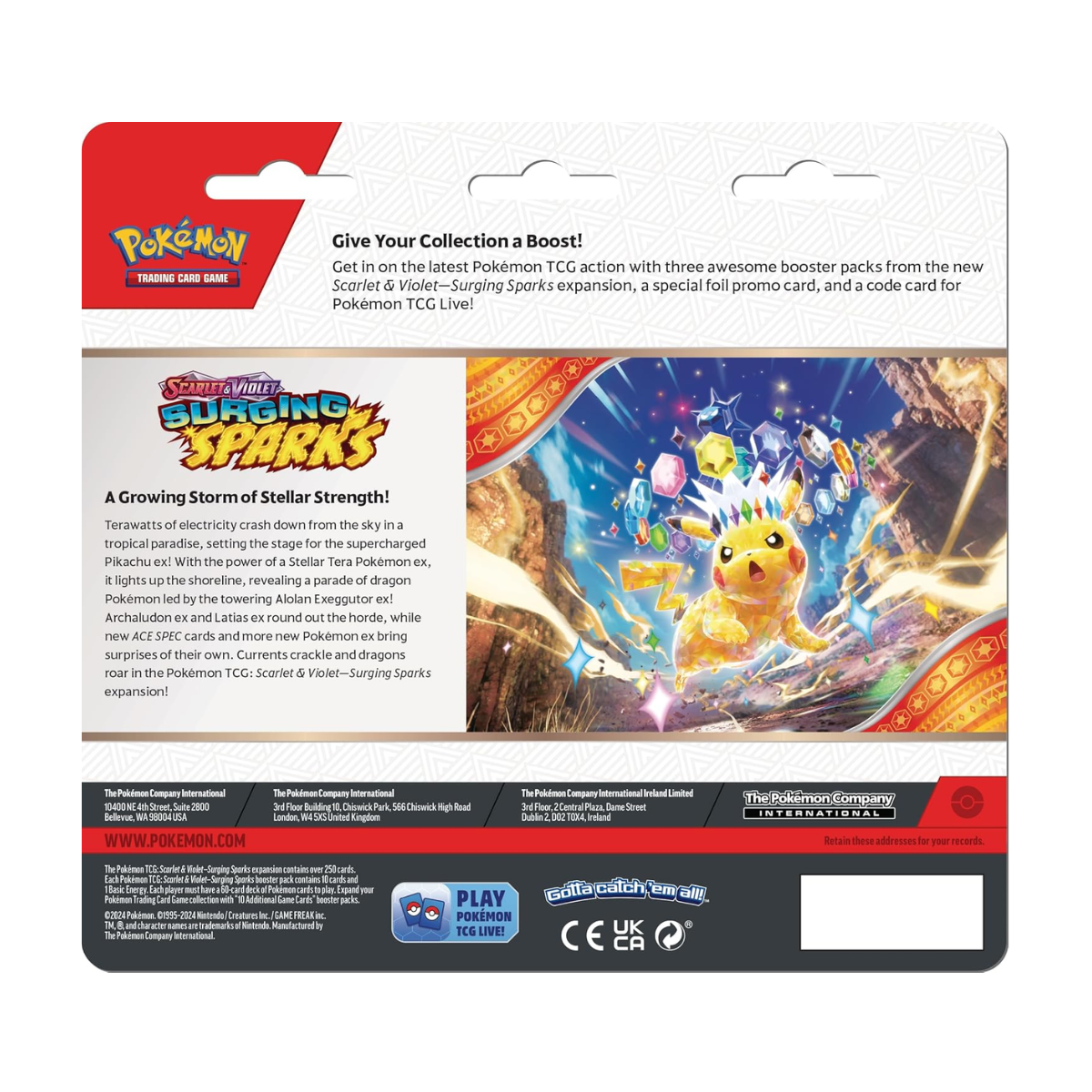 Surging Sparks : Blister 3 boosters